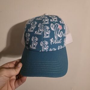 Ladies Women Ariat Hat Cap Snapback Trucker